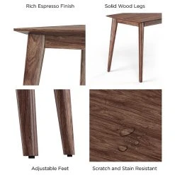 Union & Scale MidMod 60" Computer & Writing Storage Desk - Espresso Finish | Laminate Surface 9 Union & Scale MidMod 60" Computer & Writing Storage Desk - Espresso Finish | Laminate Surface -Computer Office Desks Shop unnamed file 103