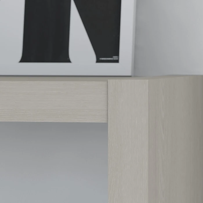 Office By Kathy Ireland® Echo 56W Bookcase Desk, Gray Sand Laminate - Space-Saving Solution (KI60207-03) 7 Office By Kathy Ireland® Echo 56W Bookcase Desk, Gray Sand Laminate - Space-Saving Solution (KI60207-03) - Image 7