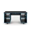 Whalen Emergent Gaming 60" Black Laminate Computer Desk | SPUS-EGDB