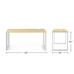 Union & Scale Workplace2.0 60" Maple Laminate Writing Desk (UN57472) -Computer Office Desks Shop unnamed file 1087