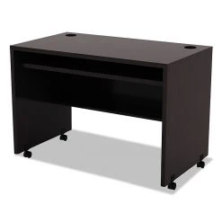 Alera® Valencia Mobile Workstation Desk, Medium Cherry - Laminate Surface -Computer Office Desks Shop unnamed file 1113
