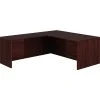 HON 10500 Series Left L-Shaped Office Desk, 72"W, Mahogany – Durable Laminate Workspace