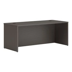 HON Mod 72" Laminate Desk Shell in Slate Teak | Durable & Stylish Workspace Solution