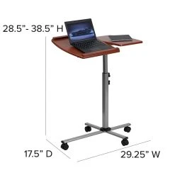 Flash Furniture 29" Laminate Laptop Desk in Cherry Finish - Compact & Durable (NANJN2762) -Computer Office Desks Shop unnamed file 1123