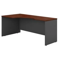 Bush Business Furniture Westfield 72W Left Handed Corner Desk in Hansen Cherry (WC24432) - Premium Laminate Workspace