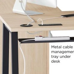 Union & Scale™ Essentials 60” L-Shaped Desk in Natural - Durable Laminate Workspace (UN60420) -Computer Office Desks Shop unnamed file 118