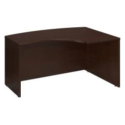 Bush Business Furniture Westfield 60W X 43D Right Handed L-Shaped Desk in Mocha Cherry | Laminate Office Desk