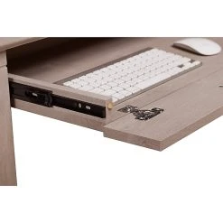 Bush Furniture Key West 54"W Single Pedestal Desk in Washed Gray, Laminate Surface | KWD154"WG-03 -Computer Office Desks Shop unnamed file 1265