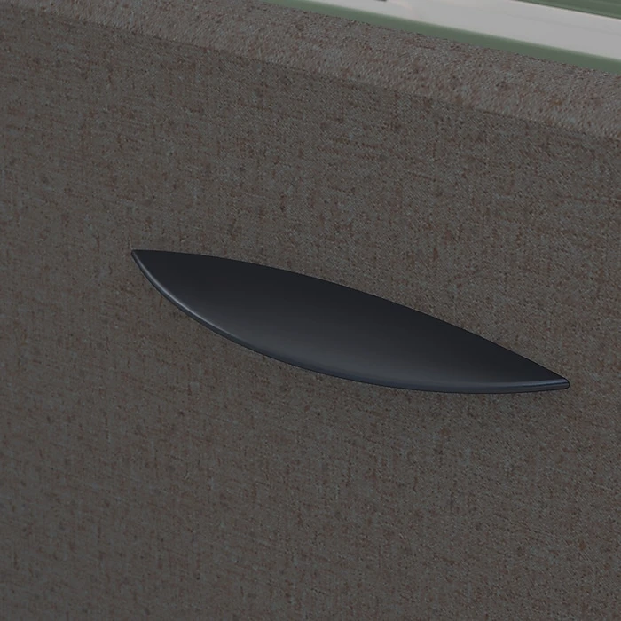 Bush Business Furniture Cubix 48W Desk with Mobile File Cabinet, Slate/White Spectrum - Sleek Laminate Office Desk 6 Bush Business Furniture Cubix 48W Desk with Mobile File Cabinet, Slate/White Spectrum - Sleek Laminate Office Desk - Image 6