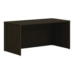 HON Mod 60" Desk Shell in Java Oak - Modern Laminate Office Desk (HLPLDS6030.LJA1)
