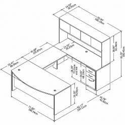 Bush Business Furniture Studio C 72W X 36D U-Shaped Desk with Hutch and Mobile File Cabinet, White (STC003WHSU) - Laminate Office Desk Solution -Computer Office Desks Shop unnamed file 1343