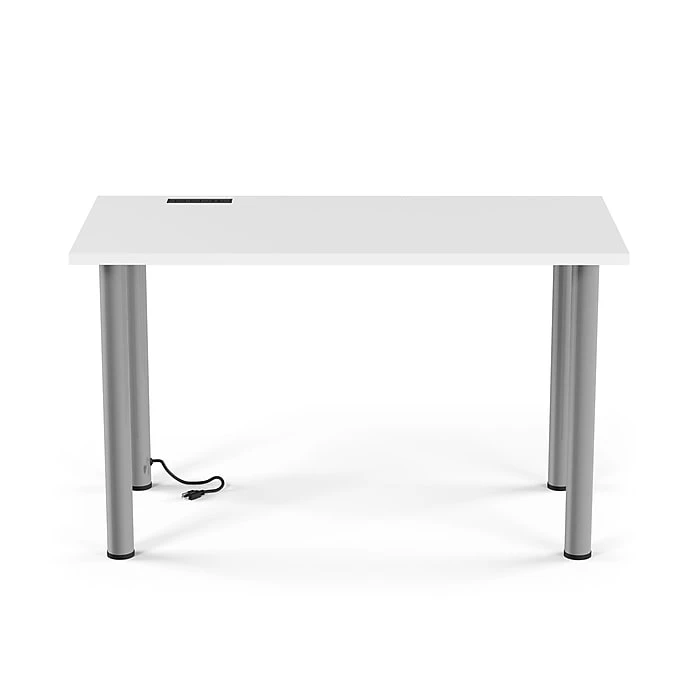 Union & Scale™ Essentials 48" Powered Computer & Writing Desk - Espresso Laminate | UN56970 8 Union & Scale™ Essentials 48" Powered Computer & Writing Desk - Espresso Laminate | UN56970 - Image 8