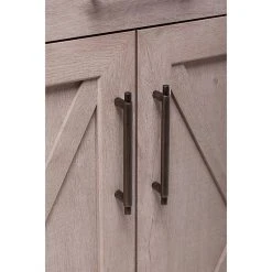 Bush Furniture Key West Secretary Desk with Keyboard Tray & Storage Cabinet - Washed Gray (KWS132WG-03) -Computer Office Desks Shop unnamed file 1402