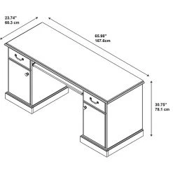 Kathy Ireland® Home Bennington Credenza Desk - Harvest Cherry Laminate, WC65510-03K 13 Kathy Ireland® Home Bennington Credenza Desk - Harvest Cherry Laminate, WC65510-03K -Computer Office Desks Shop unnamed file 1426