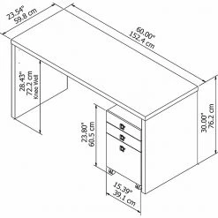 Office By Kathy Ireland® Echo Credenza Desk With Mobile File Cabinet, Pure White - Laminate Office Furniture -Computer Office Desks Shop unnamed file 1494