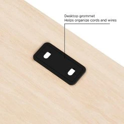 Union & Scale Essentials 42" Writing Desk, Natural Laminate Finish - UN60411-C -Computer Office Desks Shop unnamed file 150