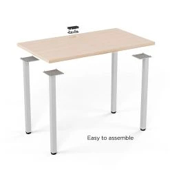 Union & Scale Essentials 42" Writing Desk, Natural Laminate Finish - UN60411-C -Computer Office Desks Shop unnamed file 152