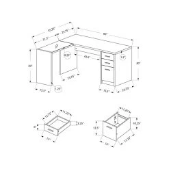 Monarch Specialties Inc. 60" L-Shaped Desk in Black/Gray, Laminate Surface for Home or Office 6 Monarch Specialties Inc. 60" L-Shaped Desk in Black/Gray, Laminate Surface for Home or Office -Computer Office Desks Shop unnamed file 1522