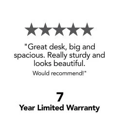 Union & Scale Essentials 42" Writing Desk, Natural Laminate Finish - UN60411-C -Computer Office Desks Shop unnamed file 154