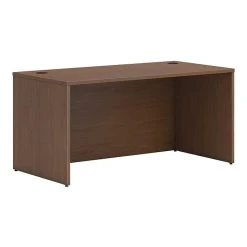 HON Mod 60" Sepia Walnut Laminate Desk Shell (HLPLDS6030.LSE1) - Durable & Stylish Workspace Solution