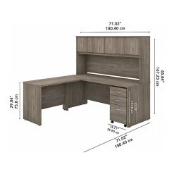 Bush Business Furniture Studio C 72''W L-Shaped Desk with Hutch, File Cabinet & 42''W Return Bundle - Modern Hickory 12 Bush Business Furniture Studio C 72''W L-Shaped Desk with Hutch, File Cabinet & 42''W Return Bundle - Modern Hickory -Computer Office Desks Shop unnamed file 1607