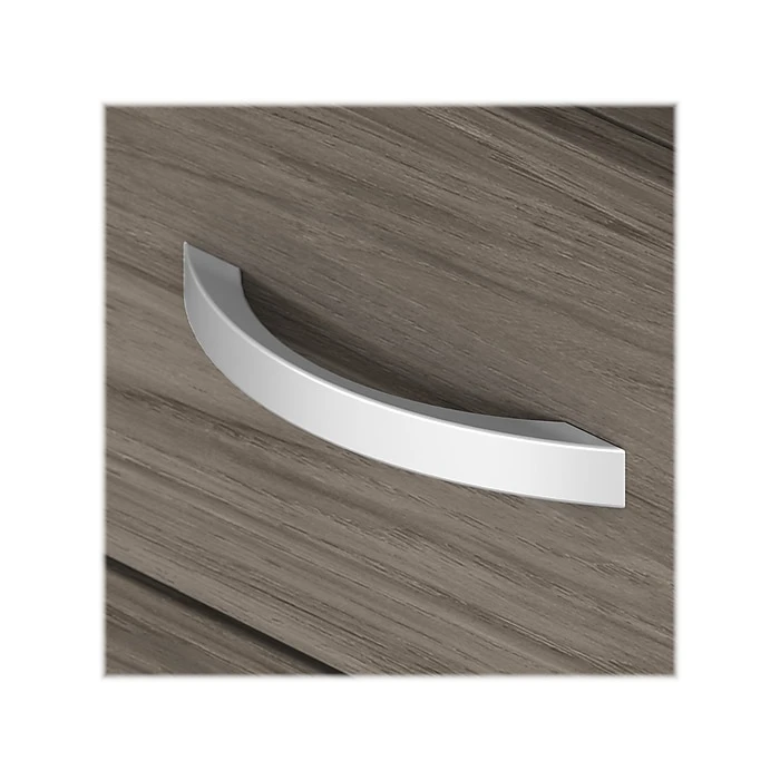 Bush Business Furniture Studio C 72''W L-Shaped Desk with Hutch, File Cabinet & 42''W Return Bundle - Modern Hickory 6 Bush Business Furniture Studio C 72''W L-Shaped Desk with Hutch, File Cabinet & 42''W Return Bundle - Modern Hickory - Image 6