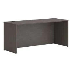 HON Mod 66" Slate Teak Laminate Credenza Shell (HLPLCS6624.LSL1) - Modern Office Storage Solution