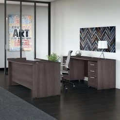 Bush Business Furniture Studio C 72W X 36D Bow Front Laminate Desk in Storm Gray (SCD172SG) | Office & Home Use 10 Bush Business Furniture Studio C 72W X 36D Bow Front Laminate Desk in Storm Gray (SCD172SG) | Office & Home Use -Computer Office Desks Shop unnamed file 1624