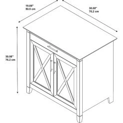 Bush Furniture Key West Secretary Desk with Keyboard Tray & Storage Cabinet - Bing Cherry (KWS132BC-03) -Computer Office Desks Shop unnamed file 1630