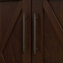 Bush Furniture Key West Secretary Desk with Keyboard Tray & Storage Cabinet - Bing Cherry (KWS132BC-03) -Computer Office Desks Shop unnamed file 1632