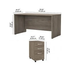 Bush Business Furniture Studio C 60" W Laminate Computer Desk with Mobile File Cabinet - Modern Hickory (STC014MHSU) 12 Bush Business Furniture Studio C 60" W Laminate Computer Desk with Mobile File Cabinet - Modern Hickory (STC014MHSU) -Computer Office Desks Shop unnamed file 1668