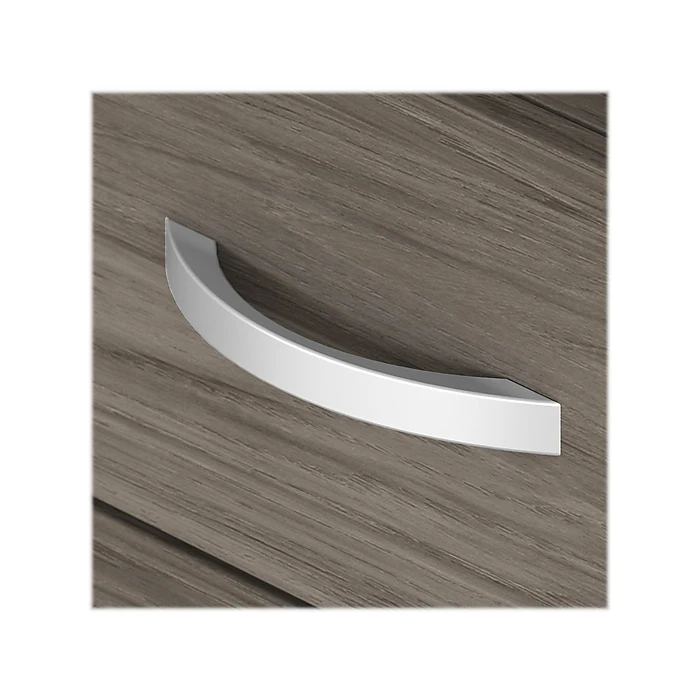 Bush Business Furniture Studio C 60" W Laminate Computer Desk with Mobile File Cabinet - Modern Hickory (STC014MHSU) 6 Bush Business Furniture Studio C 60" W Laminate Computer Desk with Mobile File Cabinet - Modern Hickory (STC014MHSU) - Image 6