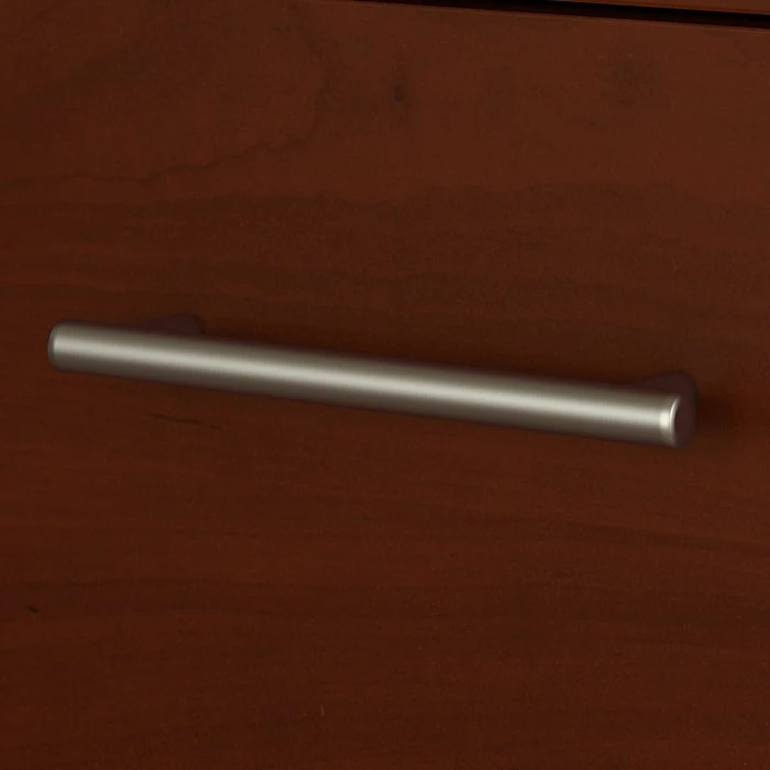 Bush Furniture Somerset 60W L-Shaped Desk with Hutch, Hansen Cherry (SET002HC) - Space-Saving Laminate Office Furniture 3 Bush Furniture Somerset 60W L-Shaped Desk with Hutch, Hansen Cherry (SET002HC) - Space-Saving Laminate Office Furniture - Image 3