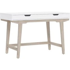 Thomasville Furniture Whitney 48" Writing Desk in Snowy White | Laminate Finish | SPLS-WH48D-TV