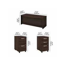 Bush Business Furniture Studio C 72" W Bow Front Computer Desk With Mobile File Cabinets Bundle, Black Walnut (STC012BWSU) 12 Bush Business Furniture Studio C 72" W Bow Front Computer Desk With Mobile File Cabinets Bundle, Black Walnut (STC012BWSU) -Computer Office Desks Shop unnamed file 1857