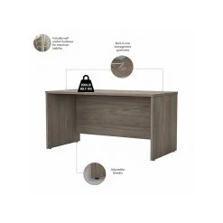 Bush Business Furniture Studio C 60"W Modern Hickory Computer Desk | Durable Laminate Surface -Computer Office Desks Shop unnamed file 1863