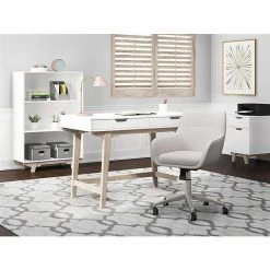 Thomasville Furniture Whitney 48" Writing Desk in Snowy White | Laminate Finish | SPLS-WH48D-TV -Computer Office Desks Shop unnamed file 188