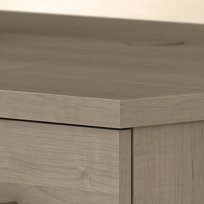 Bush Furniture Somerset 60W Office Desk with Lateral File Cabinet and 5-Shelf Bookcase - Ash Gray (SET013AG) 7 Bush Furniture Somerset 60W Office Desk with Lateral File Cabinet and 5-Shelf Bookcase - Ash Gray (SET013AG) - Image 7