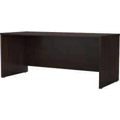 Bush Business Furniture Studio C 72"W Black Walnut Laminate Computer Desk (SCD272BW) - Stylish & Durable Office Solution