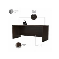Bush Business Furniture Studio C 72"W Black Walnut Laminate Computer Desk (SCD272BW) - Stylish & Durable Office Solution -Computer Office Desks Shop unnamed file 2080