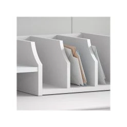 Bush Furniture Key West 30" Secretary Desk with Storage & Desktop Organizers - Pure White Oak (KWS011WT) -Computer Office Desks Shop unnamed file 2133