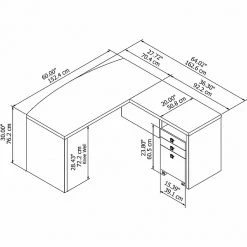 Office By Kathy Ireland® Echo L-Shaped Bow Front Desk with Mobile File Cabinet - Pure White -Computer Office Desks Shop unnamed file 2137
