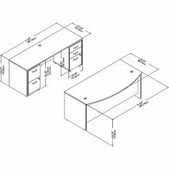 Bush Business Studio C 72W x 36D Bow Front Desk & Credenza with Mobile File Cabinets, White (STC009WHSU) 8 Bush Business Studio C 72W x 36D Bow Front Desk & Credenza with Mobile File Cabinets, White (STC009WHSU) -Computer Office Desks Shop unnamed file 2144