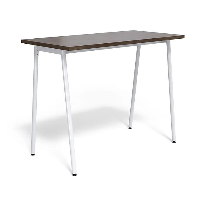 Union & Scale⢠Lewis 42"H X 54"W Light Walnut Laminate Office & Computer Desk, Tool-Less Assembly 10 Union & Scale⢠Lewis 42"H X 54"W Light Walnut Laminate Office & Computer Desk, Tool-Less Assembly - Image 10