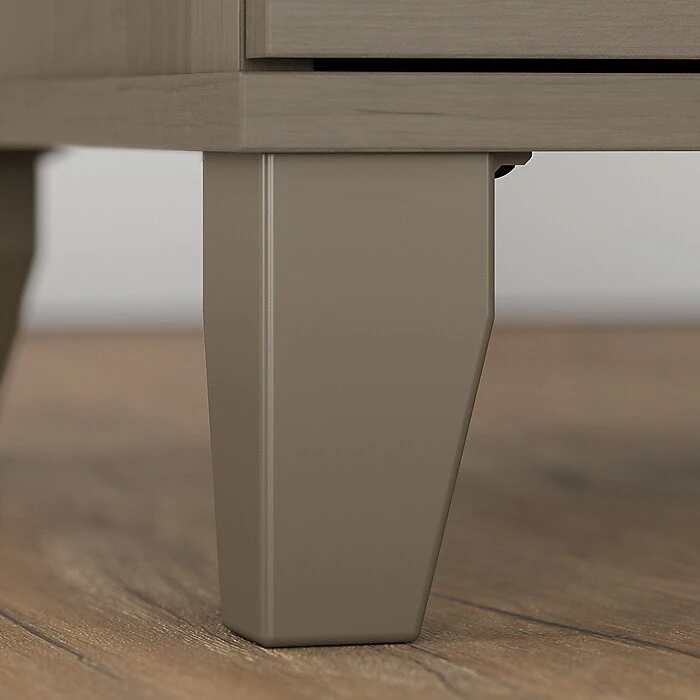 Bush Furniture Somerset 72W Office Desk with Hutch and Lateral File Cabinet, Ash Gray (SET019AG) - Durable Laminate Workspace 7 Bush Furniture Somerset 72W Office Desk with Hutch and Lateral File Cabinet, Ash Gray (SET019AG) - Durable Laminate Workspace - Image 7