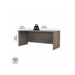 Bush Business Furniture Studio C 72" W Computer Desk, Modern Hickory (SCD272MH) -Computer Office Desks Shop unnamed file 2403