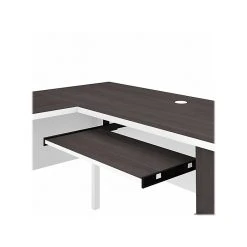 Bush Furniture Somerset 60" L-Shaped Desk With Hutch - Storm Gray/White | Space-Saving Office Furniture -Computer Office Desks Shop unnamed file 2460