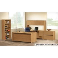 HON® 10500 Series Right Pedestal Desk, Harvest Laminate, 29.5"H x 66"W x 30"D - Stylish & Durable Office Furniture -Computer Office Desks Shop unnamed file 2473