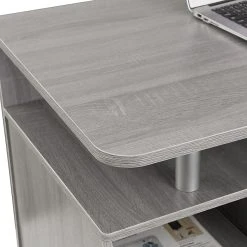 Techni Mobili Gray Laminate Computer Workstation Desk with Storage - RTA-8211-GRY -Computer Office Desks Shop unnamed file 248