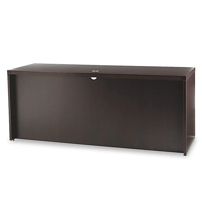 Safco Aberdeen Collection Mocha Laminate Credenza Shell - Durable Office Furniture 1 Safco Aberdeen Collection Mocha Laminate Credenza Shell - Durable Office Furniture